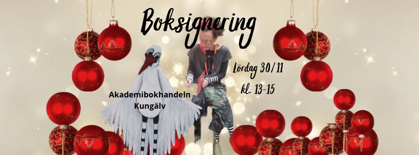 Boksignering 30/11 2024 Akademibokhandeln i&nbsp;Kungälv